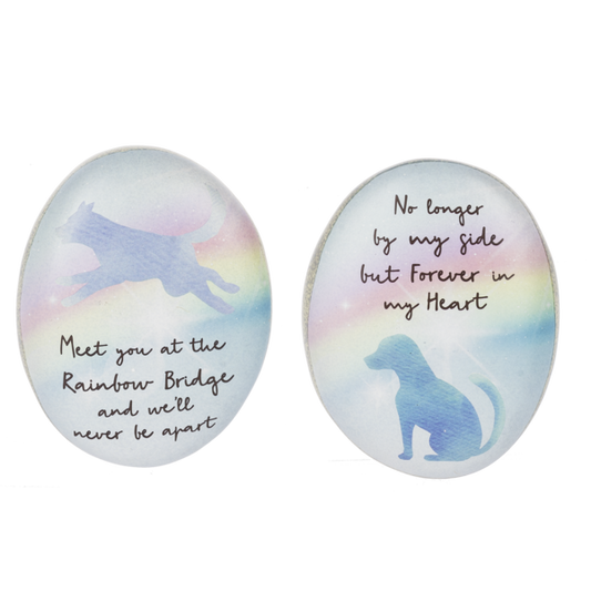 Bereavement Dog Memory Stones in Assorted 2 Styles