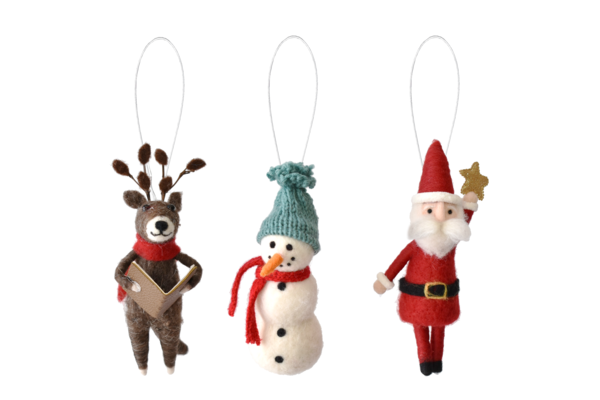 Holiday Icon Ornament In Assorted 3 Styles