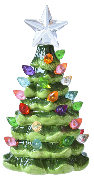 Ceramic Shimmer Christmas Tree