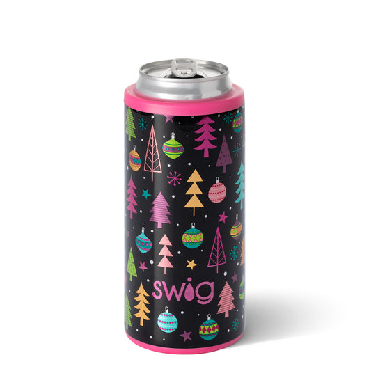 Swig Merry & Bright Skinny Can Cooler 12oz