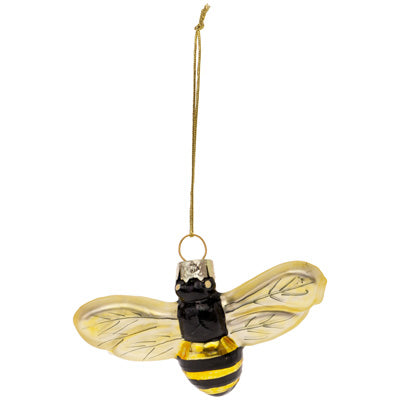 Glass Bumblebee Ornament