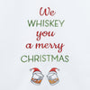 Whiskey Merry Christmas Embroidered Kitchen Towel