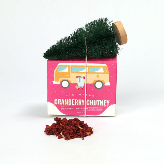 FinchBerry- Cranberry Chutney Clay & Salt Soak