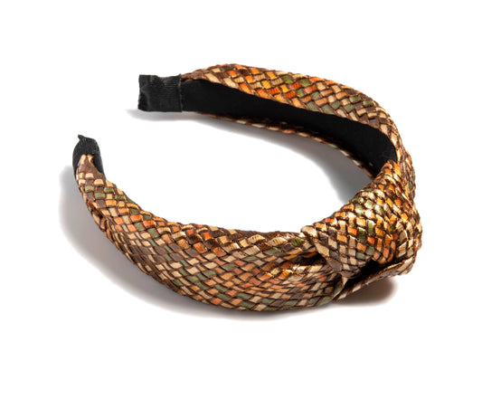 Knotted Woven Headband- Multi