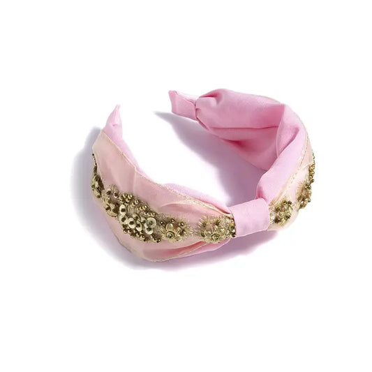 Embellished Headband- Pink