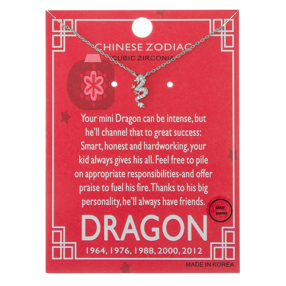 Chinese Zodiac Pendant Necklaces - Pink Julep Boutique