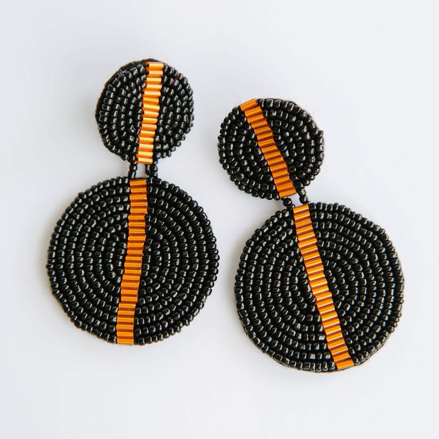 Earrings Colleen Black/Orange