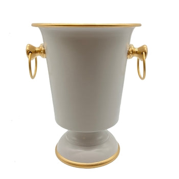 Taupe Color Block Ice Bucket