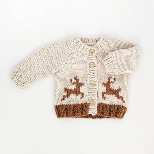 Oh Deer Cardigan Sweater 0-6 Months