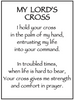 My Lord's Cross With Story Card