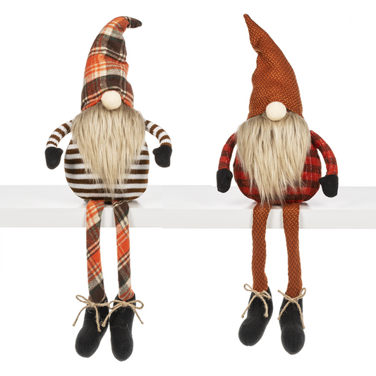 Fall Gnomes Shelf Sitter In 2 Assorted Styles