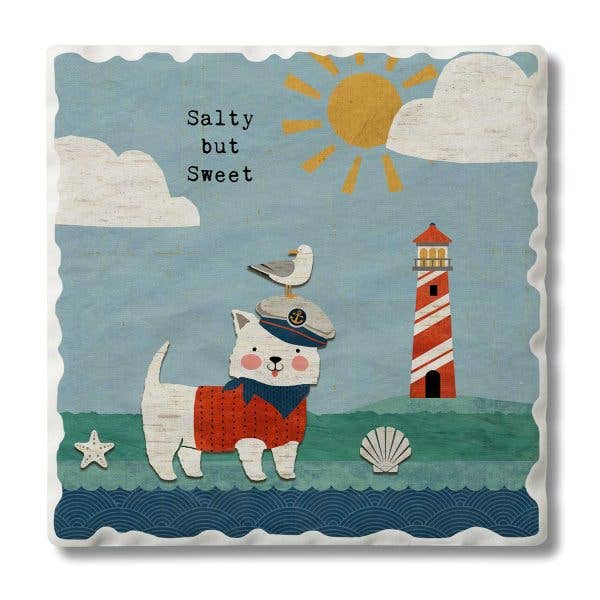 Single Tile Coaster –Assorted Dog Gone Cute Styles