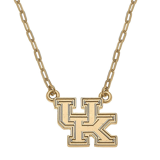 Kentucky Wildcats 24K Gold Plated Pendant Necklace