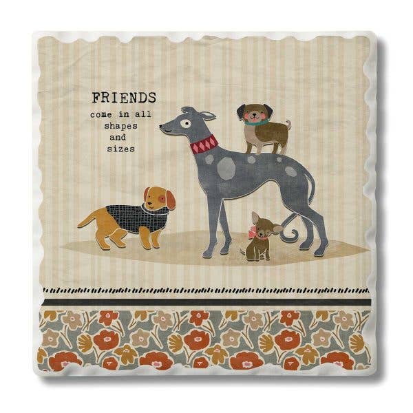 Single Tile Coaster –Assorted Dog Gone Cute Styles