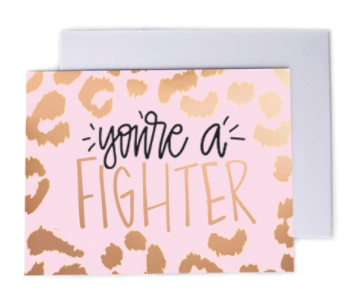 You're a Fighter Greeting Card