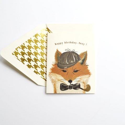 Happy Birthday, Foxy! Card - Pink Julep Boutique
