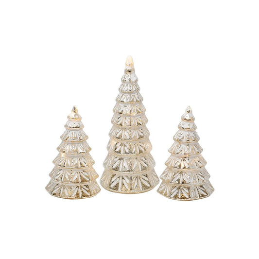 LED Silver Trees In Assorted Sizes