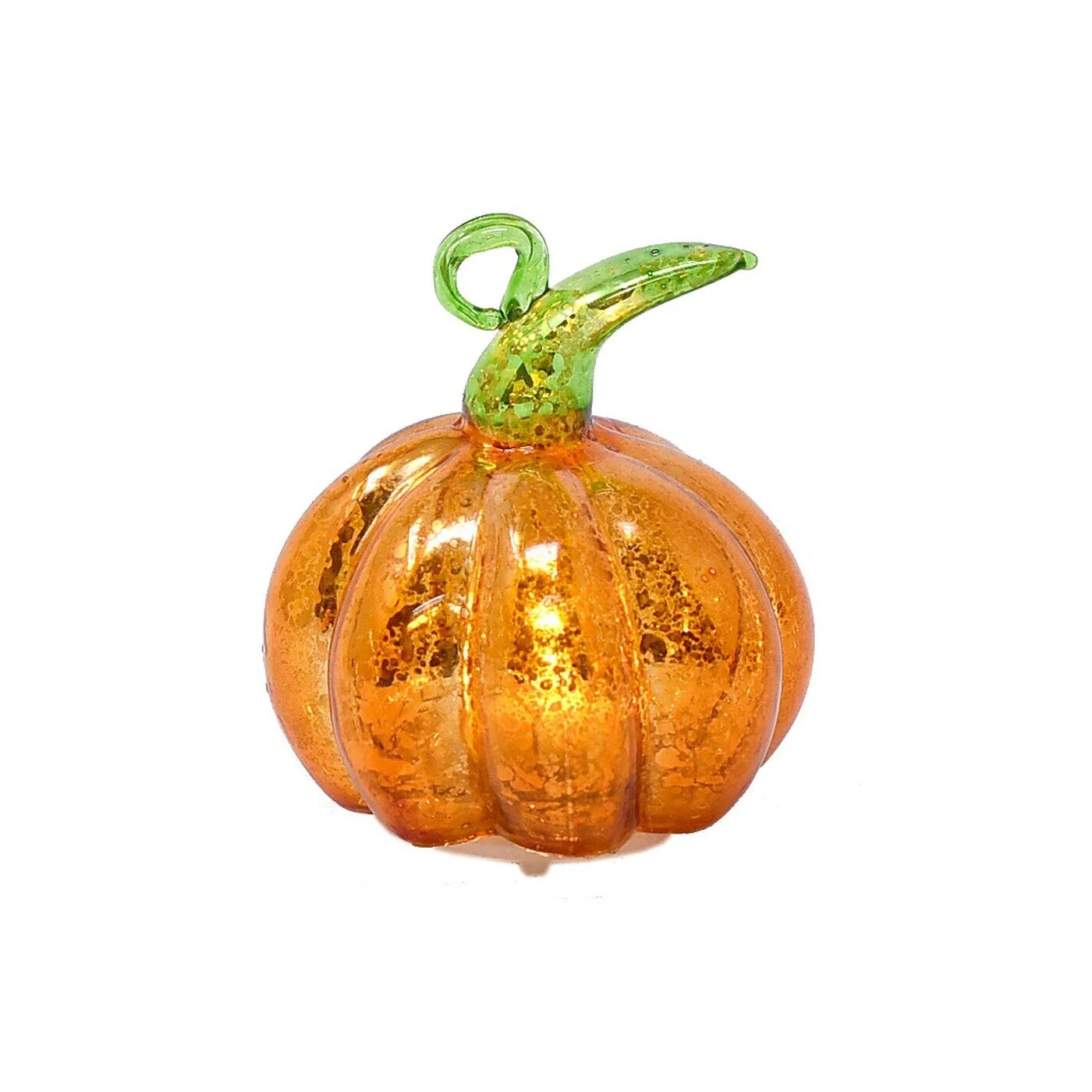 Mini Glass LED Pumpkin