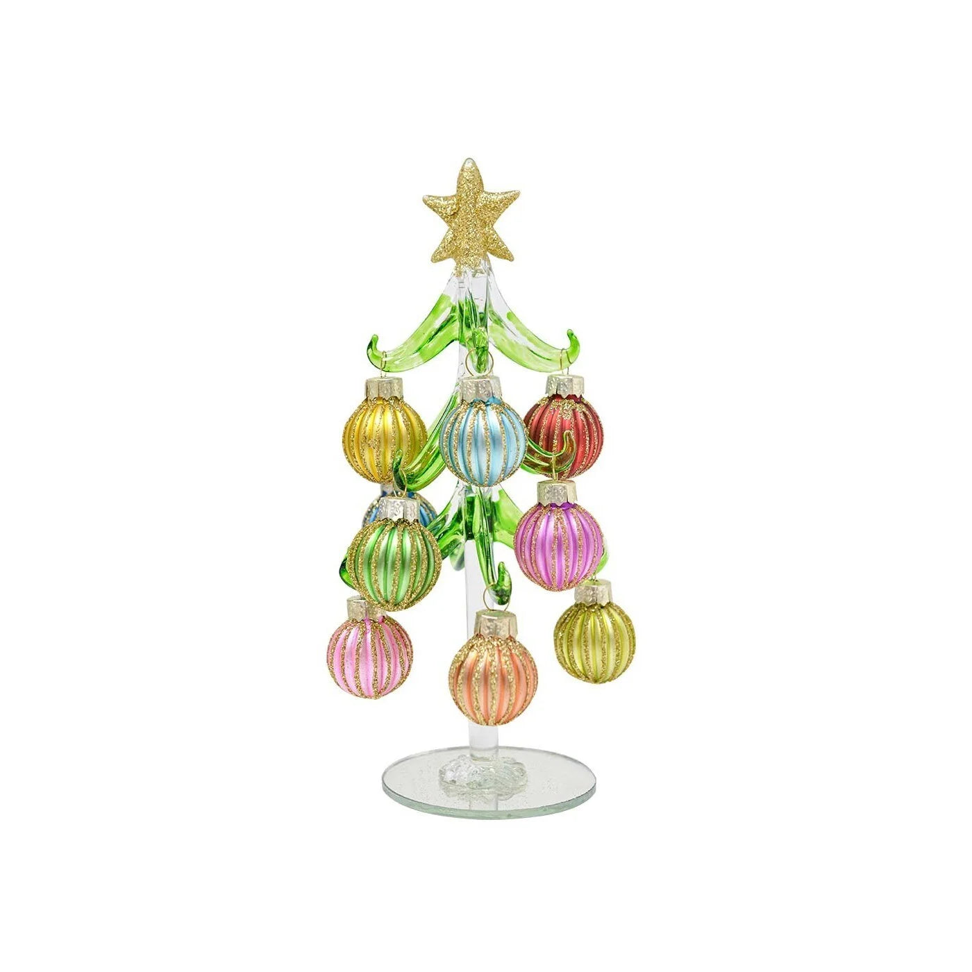 8" Pastel Ridged Ornament Tree