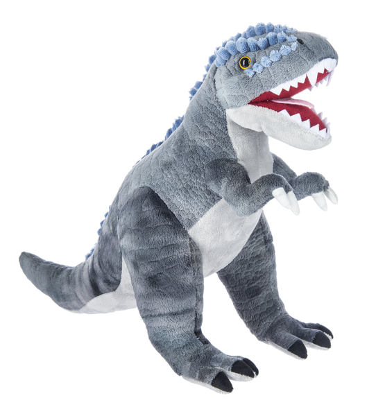 Large Grey Tyrannosaurus Rex Dinosaur Plush Toy