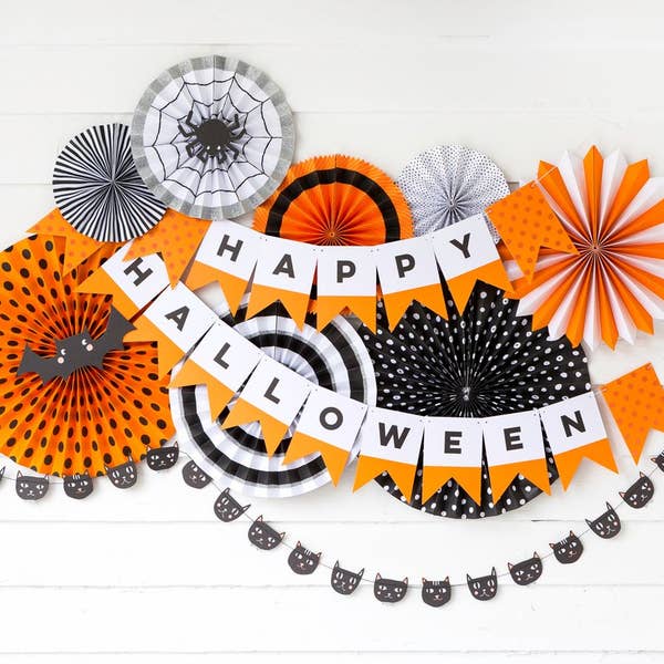 Halloween Party Fans - Double Sided