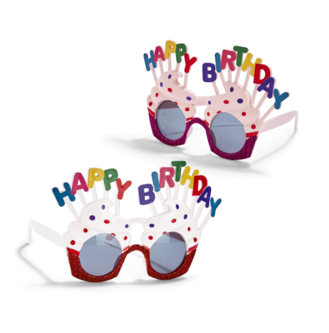 Happy Birthday Novelty Glasses - Pink Julep Boutique