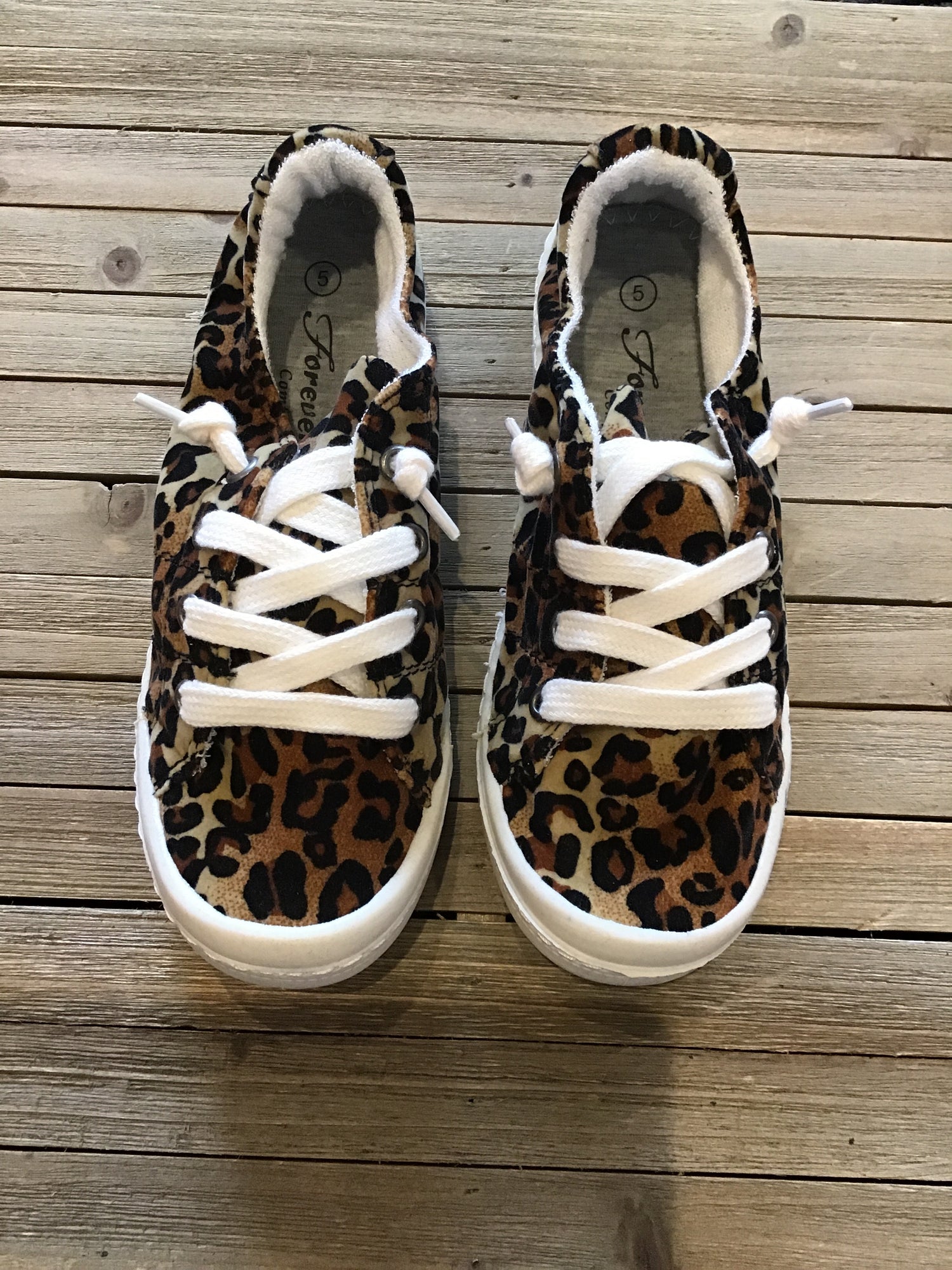 Leopard Sneakers - Pink Julep Boutique