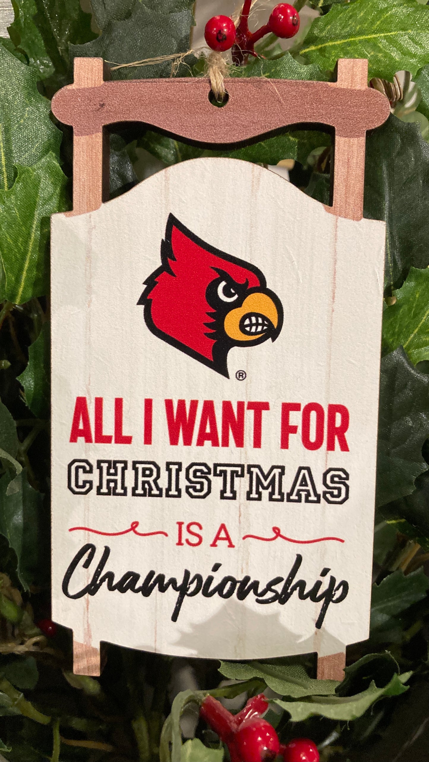 All I Want For Christmas Ornament- UL