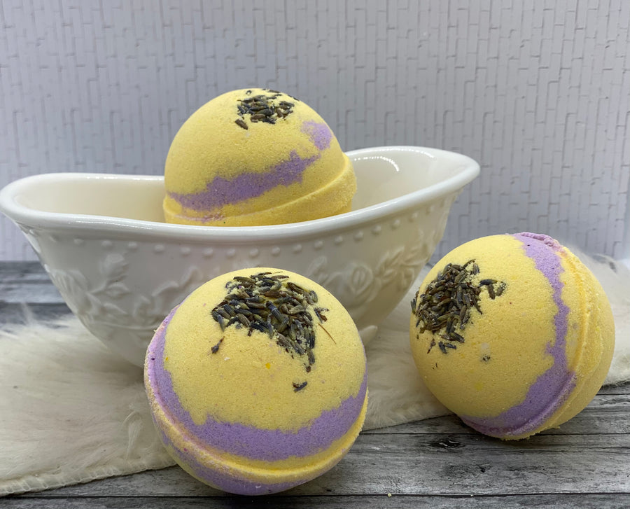 Lemon Lavender Bath Bomb