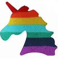 Jumbo Rainbow Unicorn Pop-it Fidget Toy