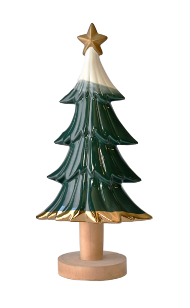 Large Decorative Stoneware Christmas Tree