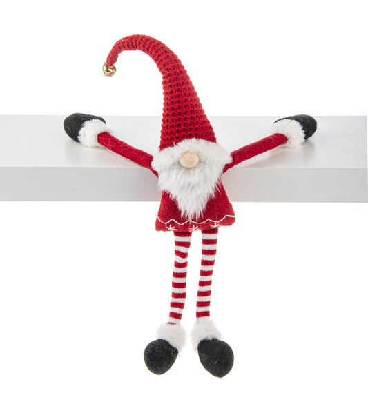 Small Crochet Hanging Gnome Figurine