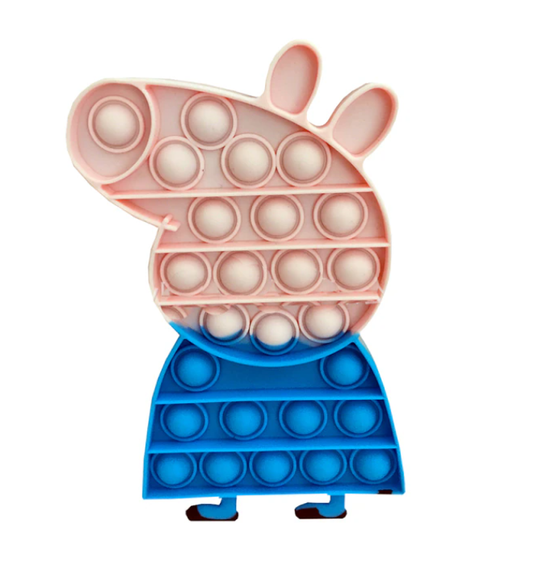 Peppa Pig Pop-It Fidget Toy - Blue or Pink