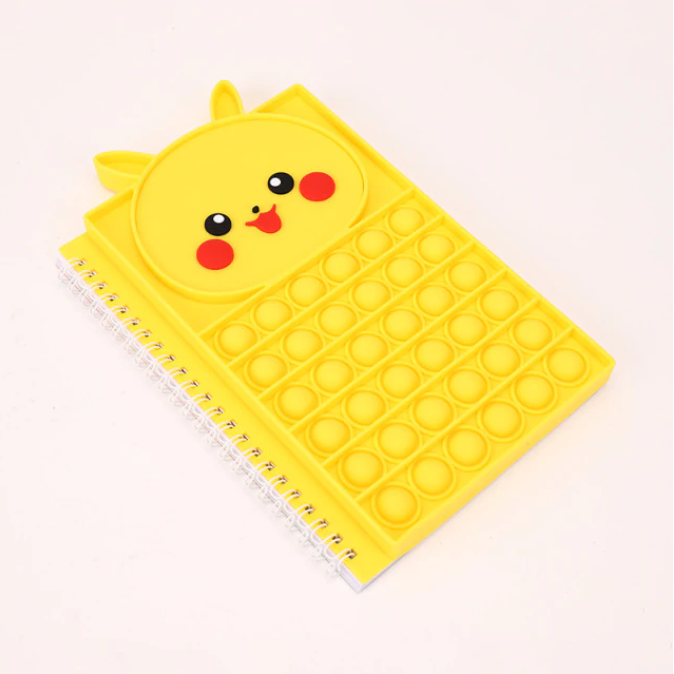 Pikachu Pop It Notebook
