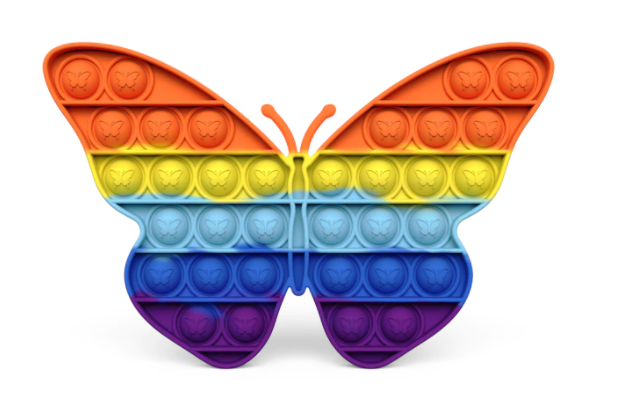 Rainbow Butterfly Pop-It Fidget Toy