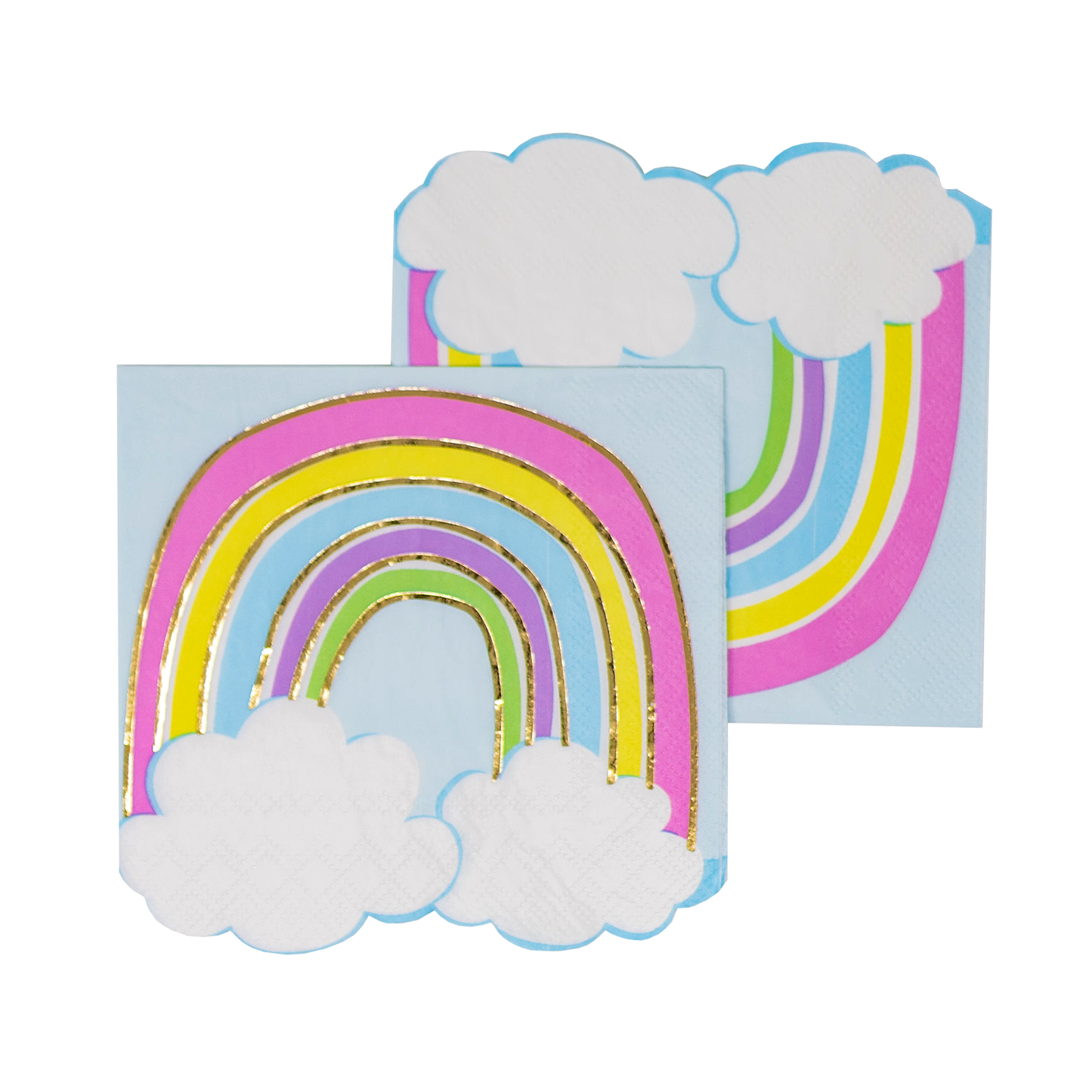 Rainbow With Cloud Cocktail Napkins - Pink Julep Boutique