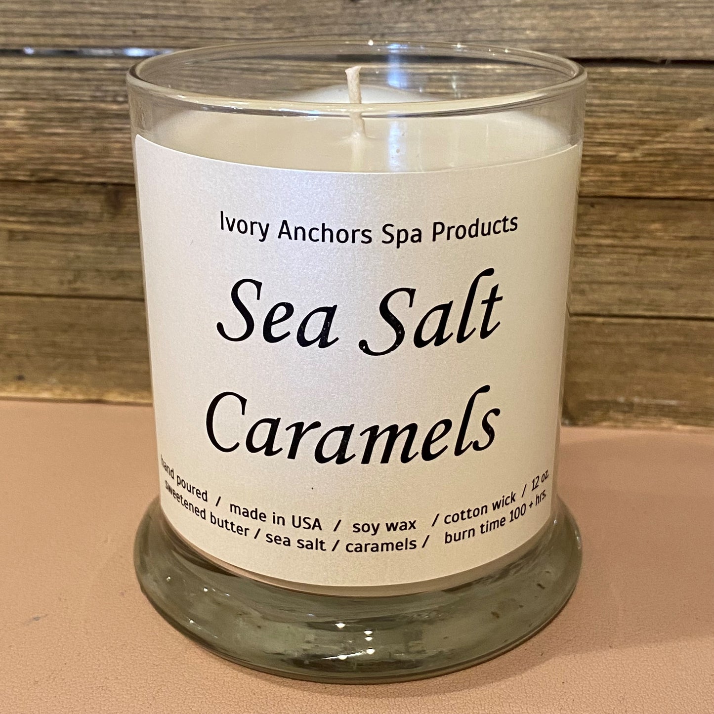 Sea Salt Caramels Soy Candle